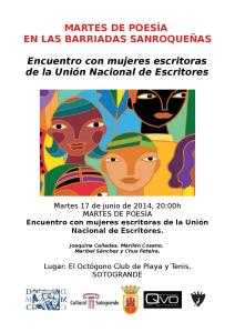 6.- face, blog y mail. CARTEL MUJERES POETAS1