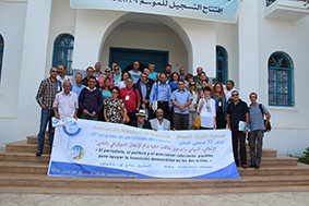 Algunos de los periodistas asistentes al Congreso.