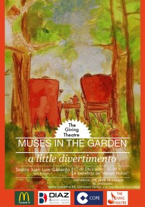 Cartel MUSES in the garden