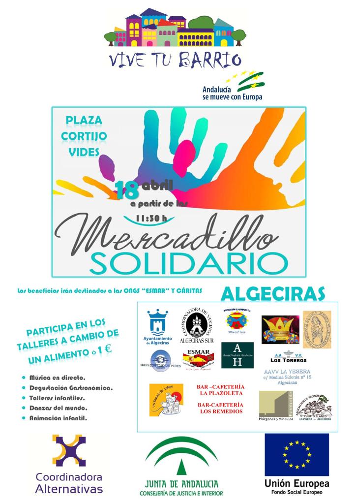 CARTEL MERCADILLO SOLIDARIO ALGECIRAS