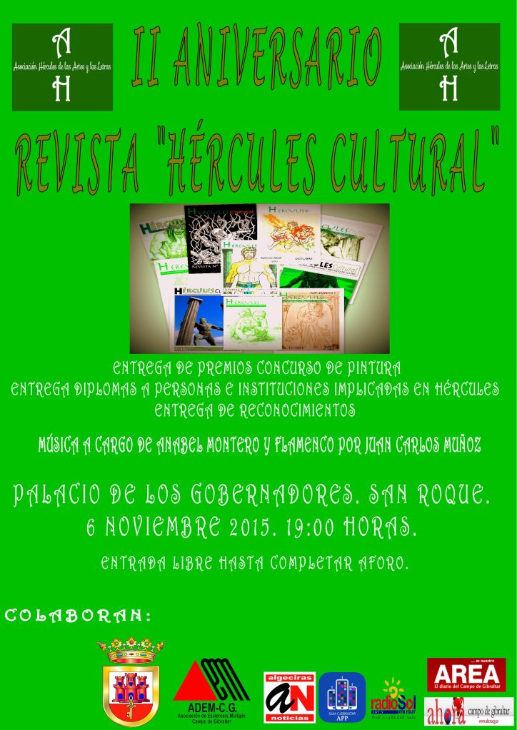 CARTEL II ANIVERSARIO HERCULES 06-11-2015