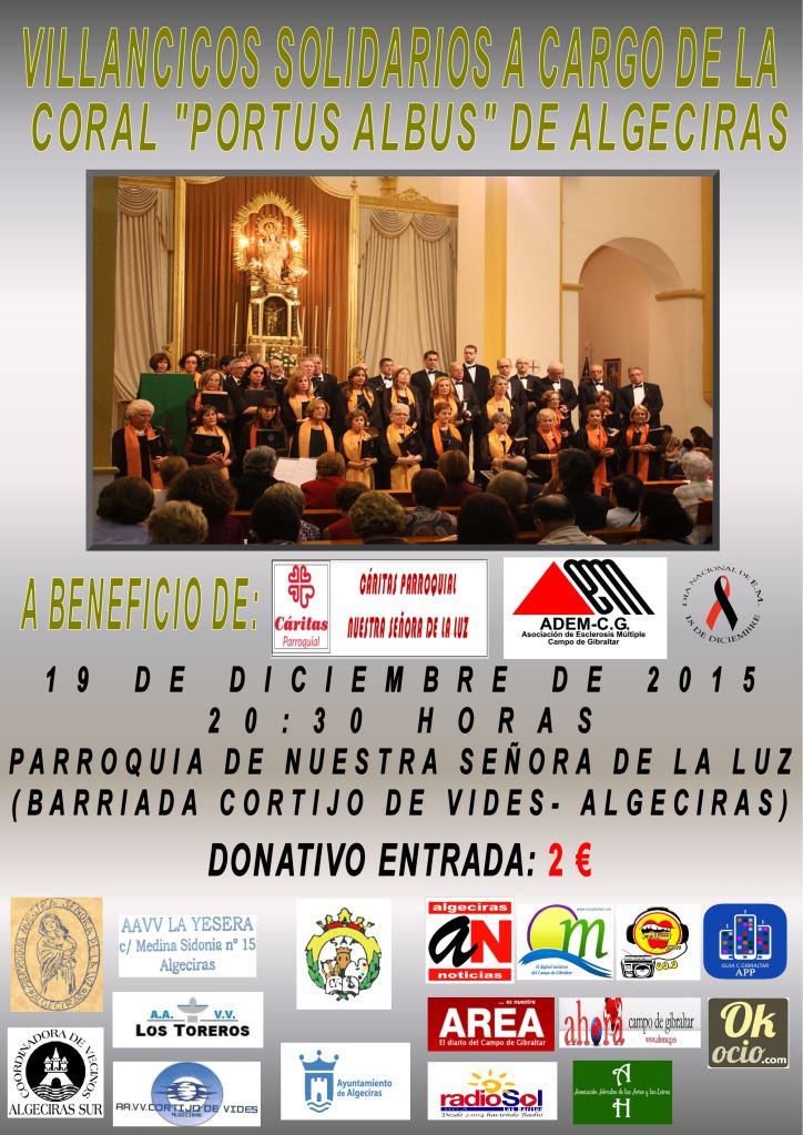 CARTEL VILLANCICOS SOLIDARIOS 19-12-2015