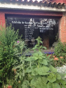 coleta cervantes cartel en ENTRADA